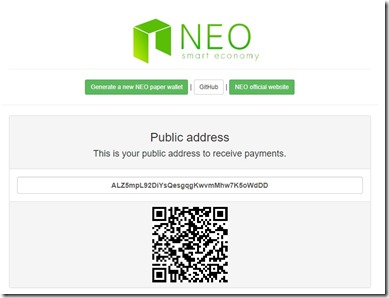 neo paper wallet creator
