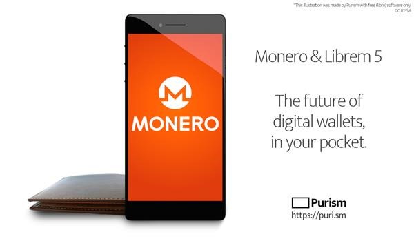 Purism Librem 5 phone adds Monero