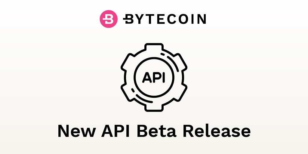 Bytecoin new API release