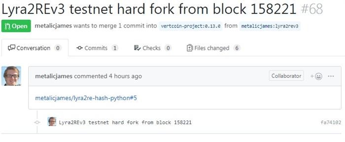 vertcoin hard fork