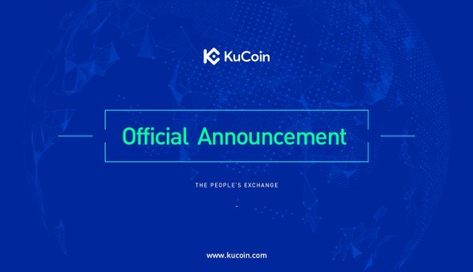 kucoin official announcement