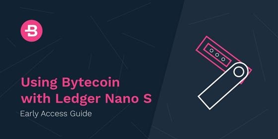 bytecoin ledger nano s