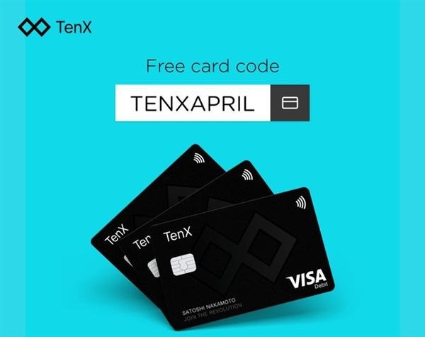 TenX Visa Card free